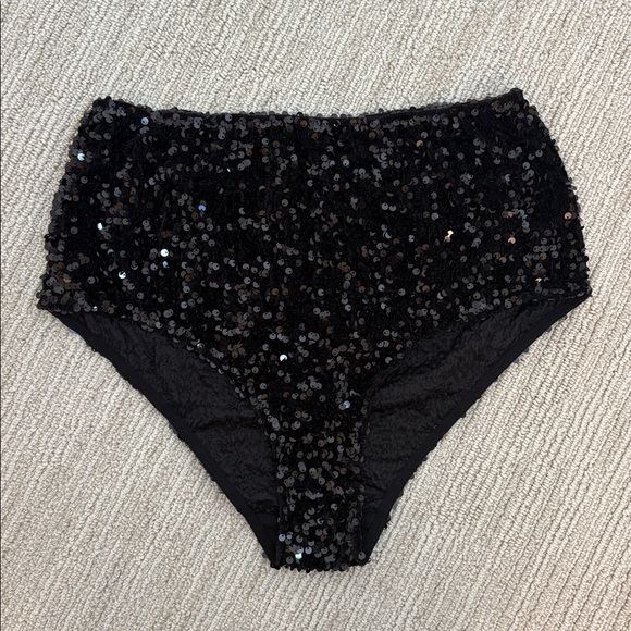 Anthropologie High Waisted Sequin Briefs - Picture 5 of 8
